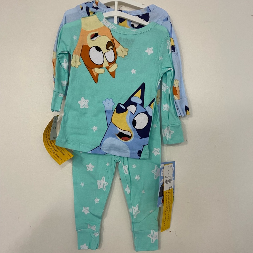 Playful Kids Pajama Set - Bluey and Bingo Design